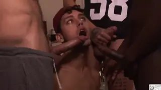 Group of Horny Guys Swap Partners in a Wild Gangbang Orgy