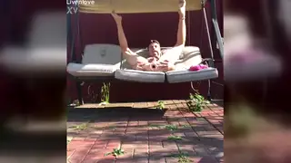 Naked Yoga Session Ends with Gaping Hole Display
