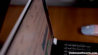 Petite Teens Share Cocks in Office Orgy