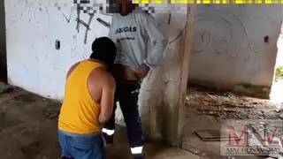 Latino Gas Engineer Hooks Up at Home