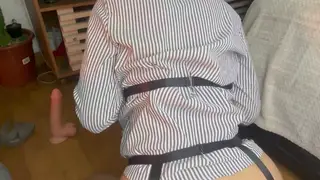Curvy MILF Rides Toy In POV Anal Tease