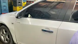 Busty BBW Takes BBC in Car Wash Quickie Ending With Facial
