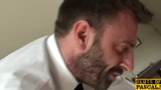 Busty British MILF Takes Rough Doggystyle in Stockings