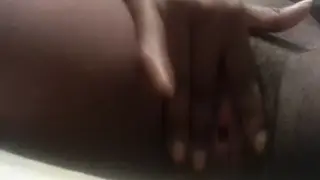Angolan Amateur Shows Her Big Pussy Lips Solo
