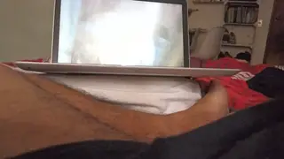 Older Man Watches His Latina Lover Pleasure Herself