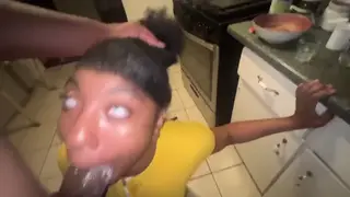 Petite Teen Takes BBC Anal Standing Up