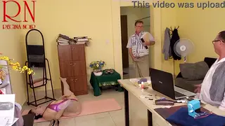 Curvy MILF Seduces Her Boss During a Private Yoga Session
