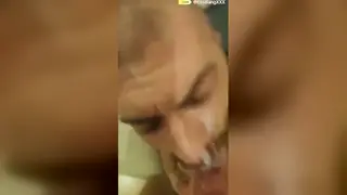 Group of Men Exchange Facial Finishes After Intense Handjobs