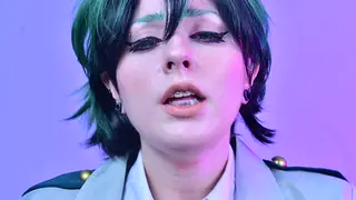 Japanese Cosplayer Explores First Toy on Camera