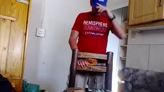 Ebony Military Hunk Delivers Massive Cumshot at Gloryhole