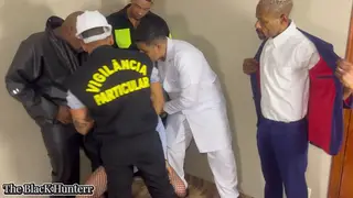 Latino Gangbang Erupts Across Bedroom, Shower and Outdoors