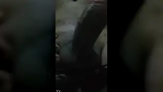 Mature Black Driver Strokes His Thick Cock in Cab