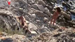 Petite Teen Takes Stranger on Risky Beach Encounter