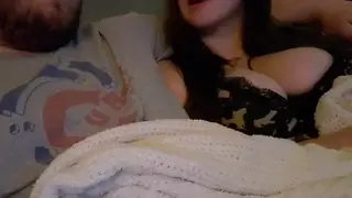 Busty Wife Teases Cuckold Husband With Dirty Talk