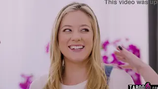 Lesbian Couple Seduces Their Teen Nanny Into Pussy Licking