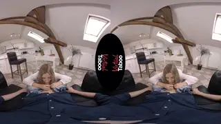 Busty Babe Rides POV in VR Until Creampie Finish