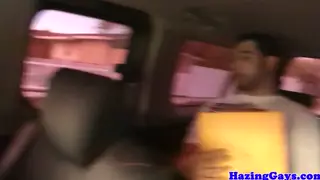 College Twink Sucking and Fingered at Hazing
