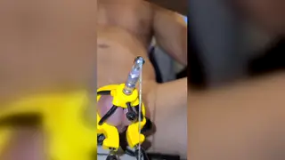 Mature Muscle Daddy Rides Toys in POV
