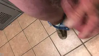 Office Break Turns into Cock Ring Blowjob and Cumshot