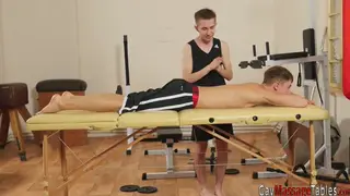 European Twink Takes Bareback Massage to Climax