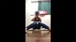 Asian Student Explores Her Body in Quiet Afternoon