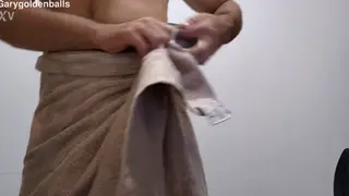 Hairy Muscle Hunk Shows Off Big Uncut Cock on Cam