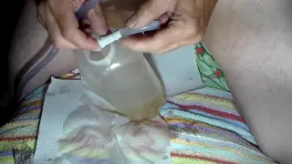 Tattooed European Man Explores Pissing and Toys in POV