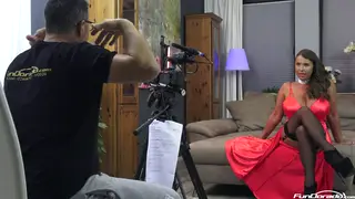 Busty MILF Auditions With Toys On Casting Couch