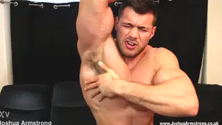 Muscular Hunk Pounds Fleshlight With Dominant Verbal Commands