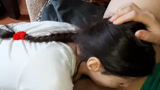 StepMom Enjoys Lesbian Oral and Solo Pleasure