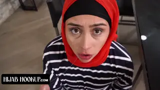 Middle Eastern Stepmom Learns Blowjob Skills from Stepson