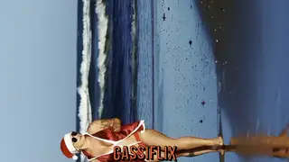 Voluptuous Blonde Latina Rides a Toy Before Doggystyle Anal