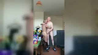 Slim European Guy Strips and Strokes for the Camera