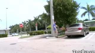 Straight Guy Takes a Blowjob and Handjob to a Messy Finish