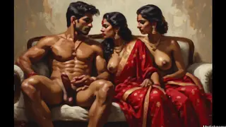 Stepmom Joins Stepson's Friends for a Wild Bathroom Gangbang