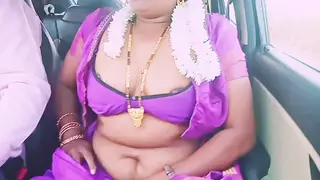 Indian Housewife in Saree Dominates Her Driver with Pegging and Rimming