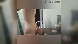 Twink Jerks Off Onto Fruit Then Licks It Clean