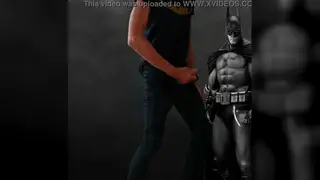 Cosplay Hero Strokes Himself to Messy Release
