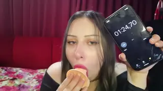 Busty Brunette Trains Her Throat With Toys And Deepthroats Boyfriend