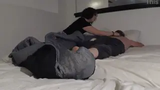 Petite Babe Delivers Sloppy Blowjob During Naked Massage
