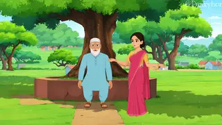 Indian Couple Roleplays Doctor Visit Outdoors