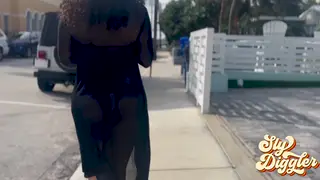 Curvy Latina Rides Hard on Sunny Beach