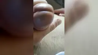 Guy Strokes His Buddy's Throbbing Shaft to Completion