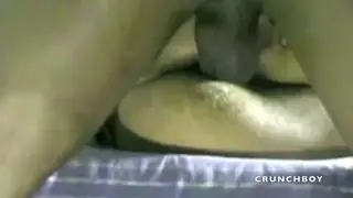 Vintage Webcam Shows Latino Soldier and Black Stud