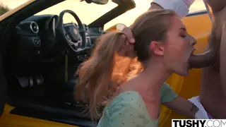 Hairy Babe Enjoys Outdoor Anal and Rimming