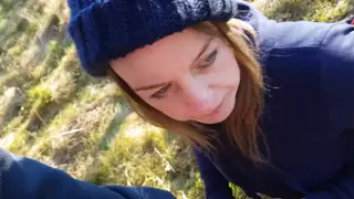 Brunette MILF Swallows Cum After Outdoor Doggystyle