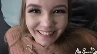 Petite European Takes a Doggystyle Pounding Then Plays with a Vibrator