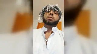 Arab Guy Strokes Himself to a Cumshot on His Feet