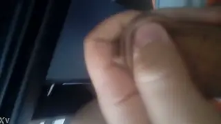 Solo Guy Strokes Himself During a Quick Break