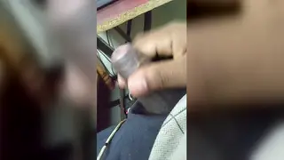 Indian Mature Bear Masturbates with Hairy Muscle